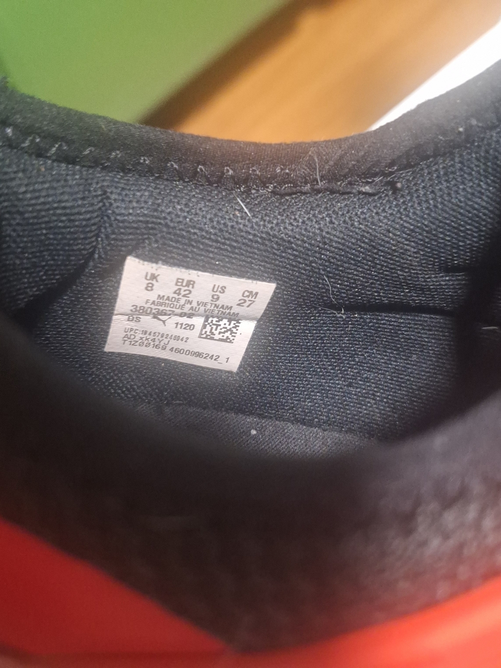 Puma Black and Red Performance Running Shoes - Picture 6 of 12